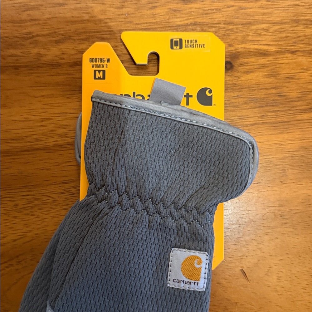 Carhartt Women's High Dexterity Padded Palm Touch Sensitive Long Cuff Glove - Picture 4 of 7